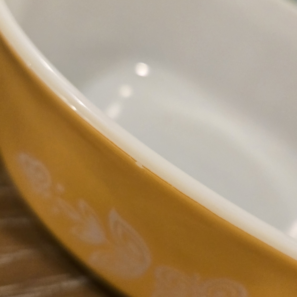 Vintage Pyrex Butterfly Gold #043 - Picture 6 of 9